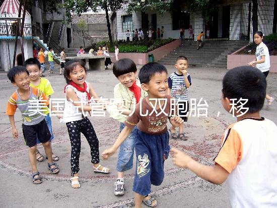 美國試管嬰兒雙胞胎，移植幾顆胚胎把握最大？有多大？