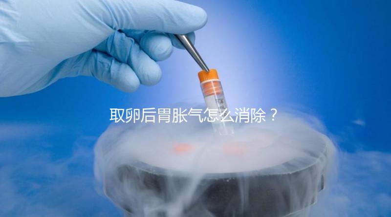 取卵后胃脹氣怎么消除？促進腸蠕動是唯一解決手段