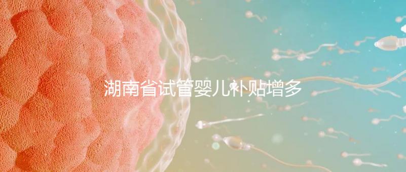 湖南省試管嬰兒補貼增多?專家:未來或將納入醫保