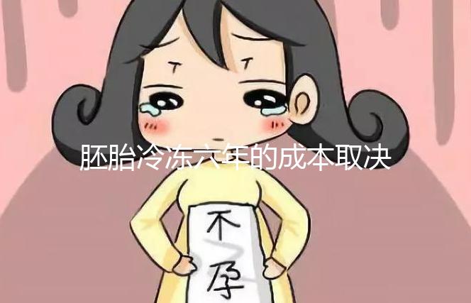 胚胎冷凍六年的成本取決于機構(gòu)，解凍后是否可以移植